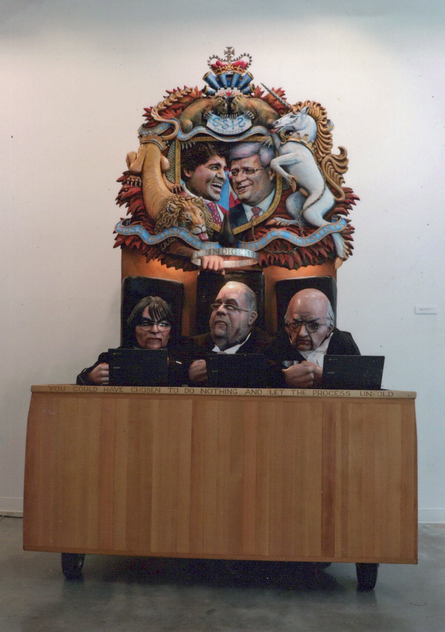 The Chamber of Predetermined Outcomes by George Rammell will be on display at the library from Oct. 25-Nov. 15, 2023.