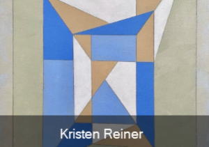 A painting. The artist's name, Kristen Reiner, is displayed across the bottom.