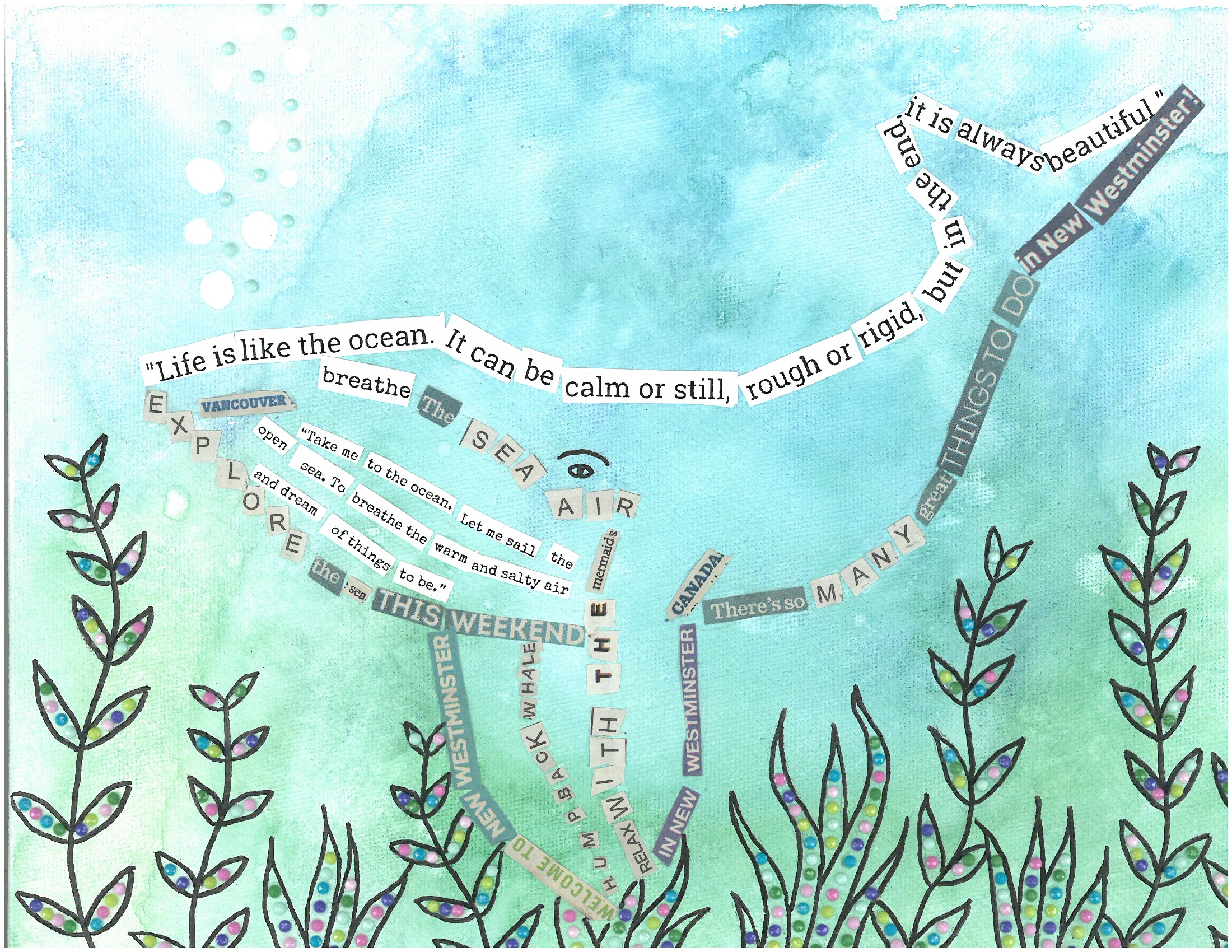An orginal artwork created by Avery Church for NWPL's 2026 Teen Art Contest.