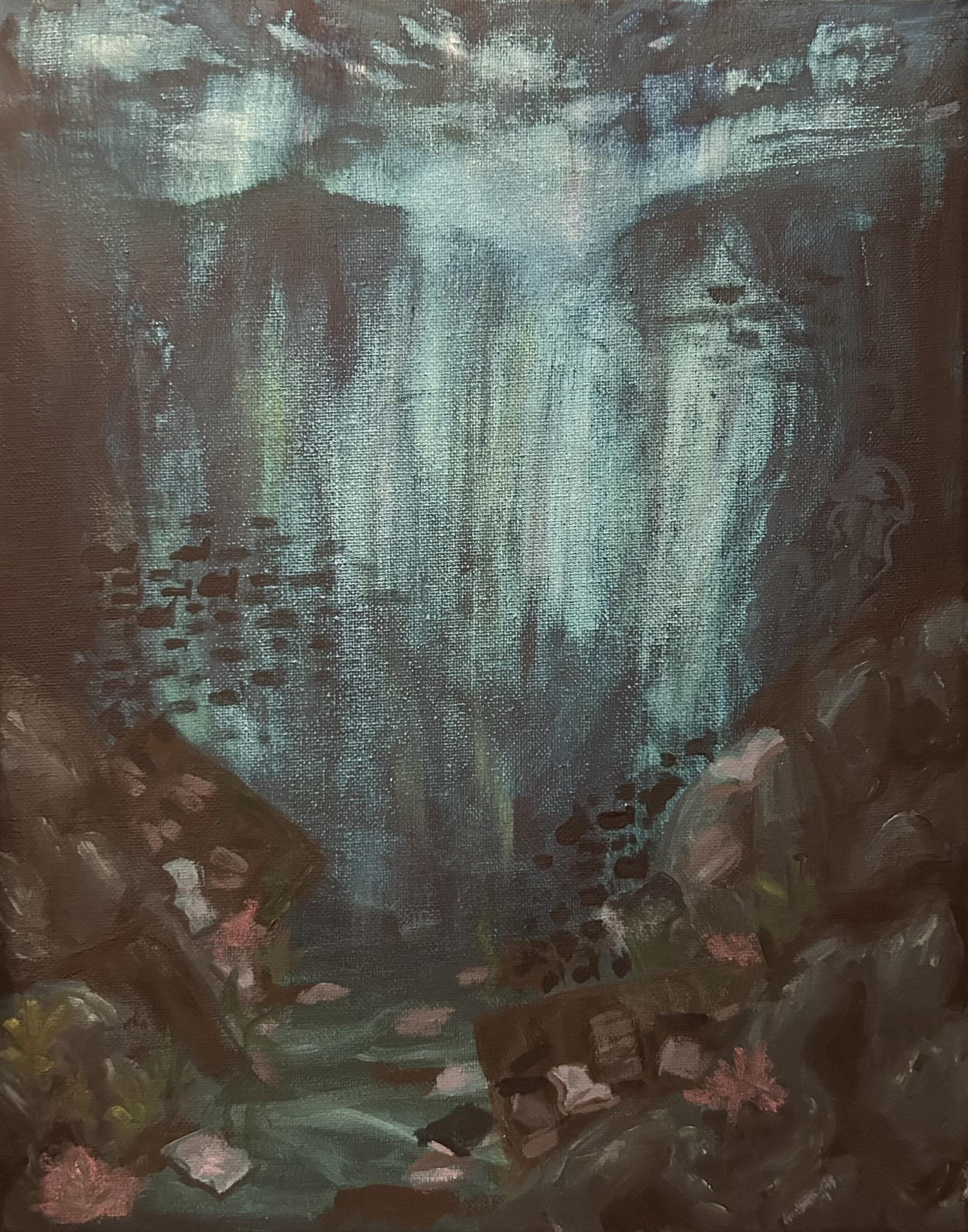 An orginal artwork created by Chloe Fung for NWPL's 2026 Teen Art Contest.